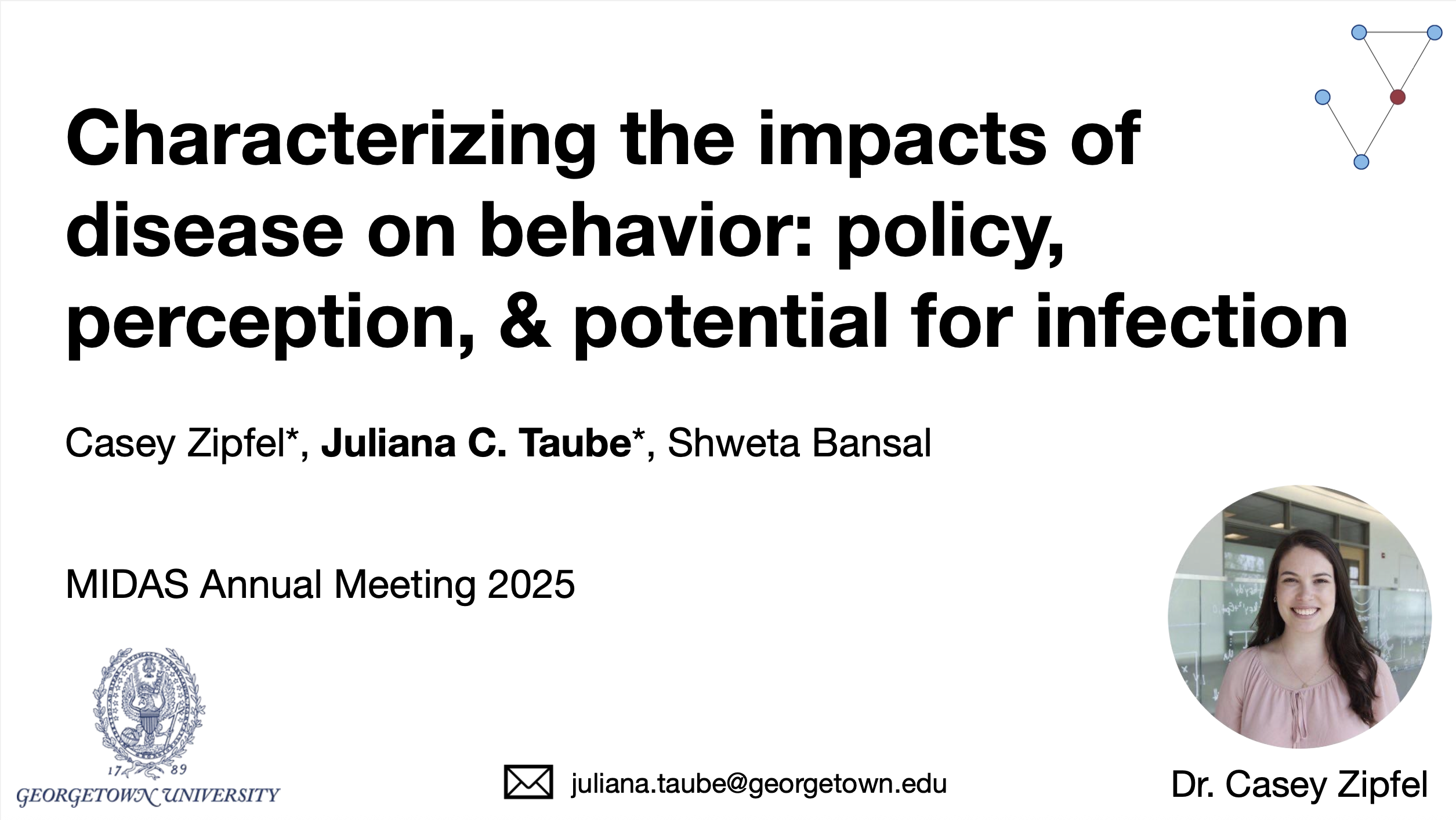 Impacts of disease on behavior<br>MIDAS 2025